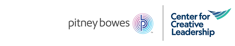 Pitney Bowes and the Center for Creative Leadership logos